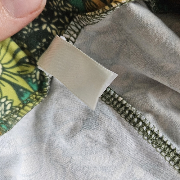 Lularoe Tall and Curvy Leggings Womens OS Stretch Floral 70s Groovy Flower Power - Picture 4 of 6